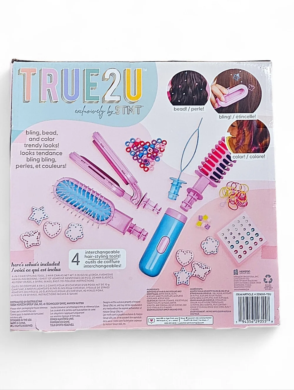 STMT True2U All in One Hair Stylist Tween Girls Gift in Box NEW